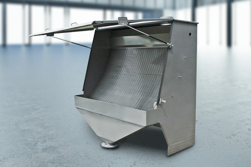 Curved screen ZB 1900 - SIEBTECHNIK TEMA