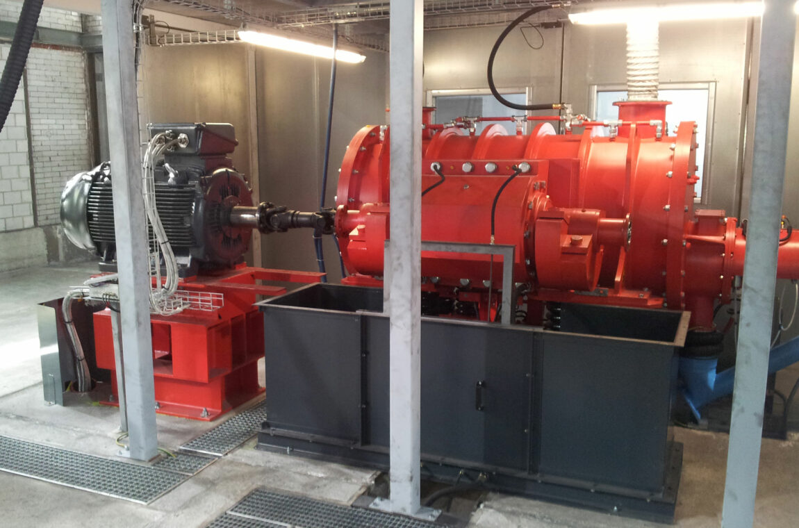 Eccentric vibrating mill ESM 856 1ks - Grinding of sewage sludge ashes for phosphate recovery