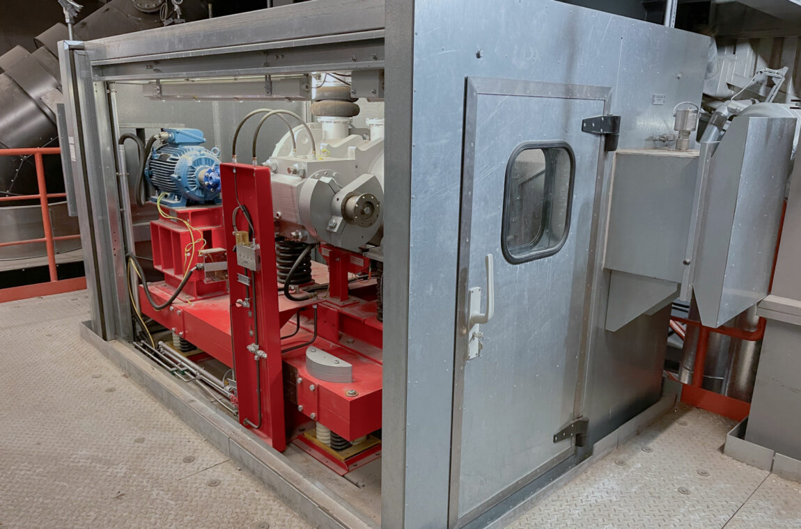 ESM eccentric vibrating mill for grinding sewage sludge ash to recover phosphate