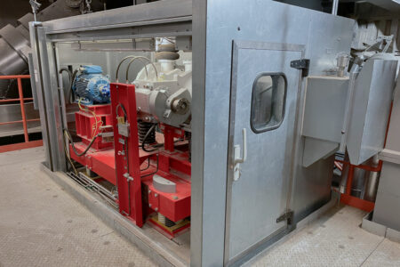 ESM eccentric vibrating mill for grinding sewage sludge ash to recover phosphate