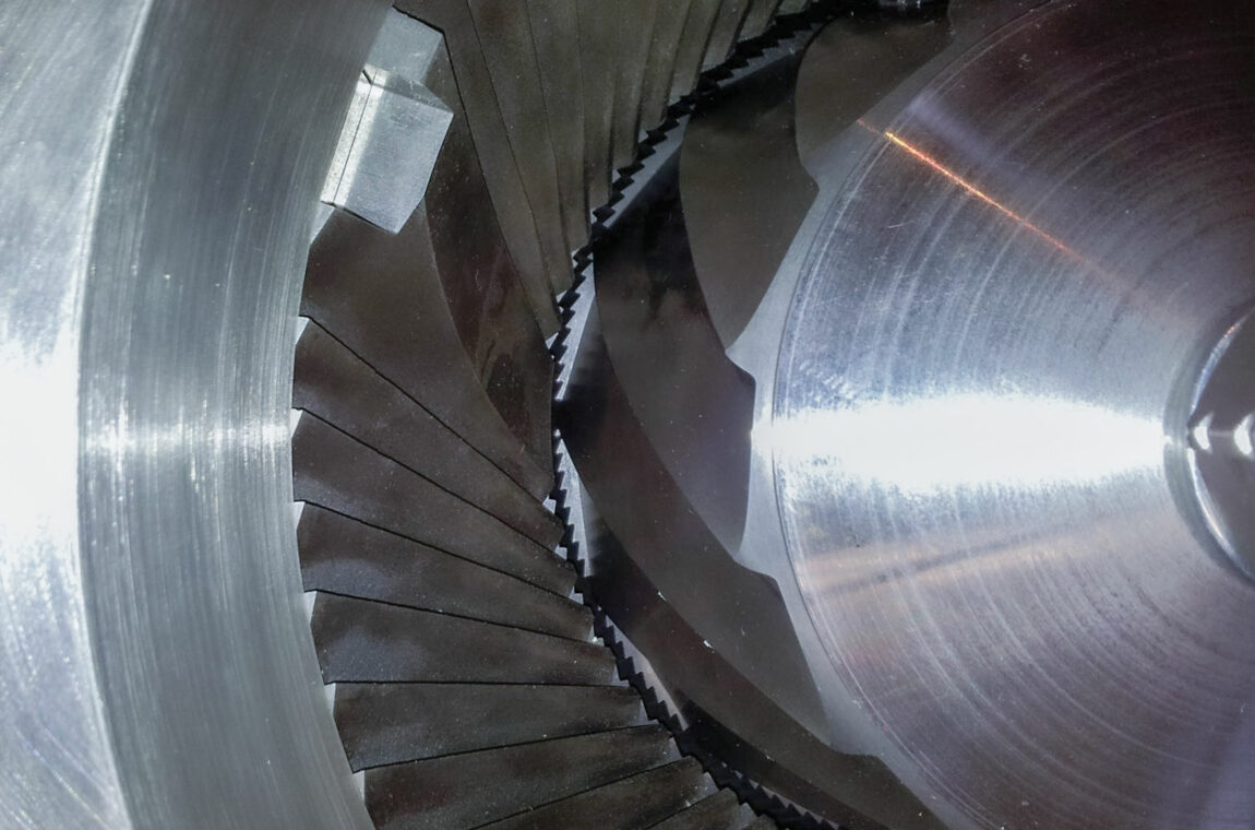 Cone mill KM 170 - View into the grinder