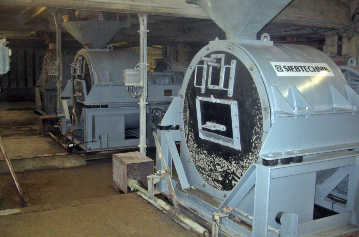 Oscillating centrifuge HSG in the minerals and mining sector