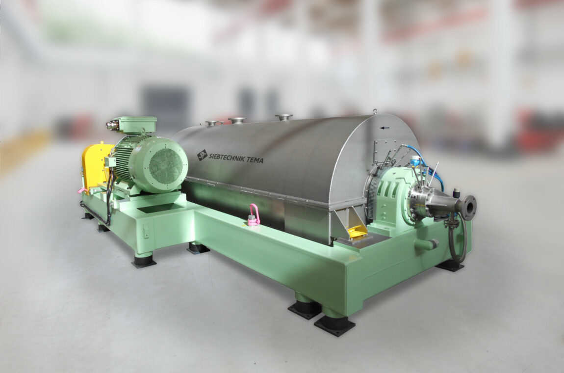 HDPE decanter from SIEBTECHNIK TEMA