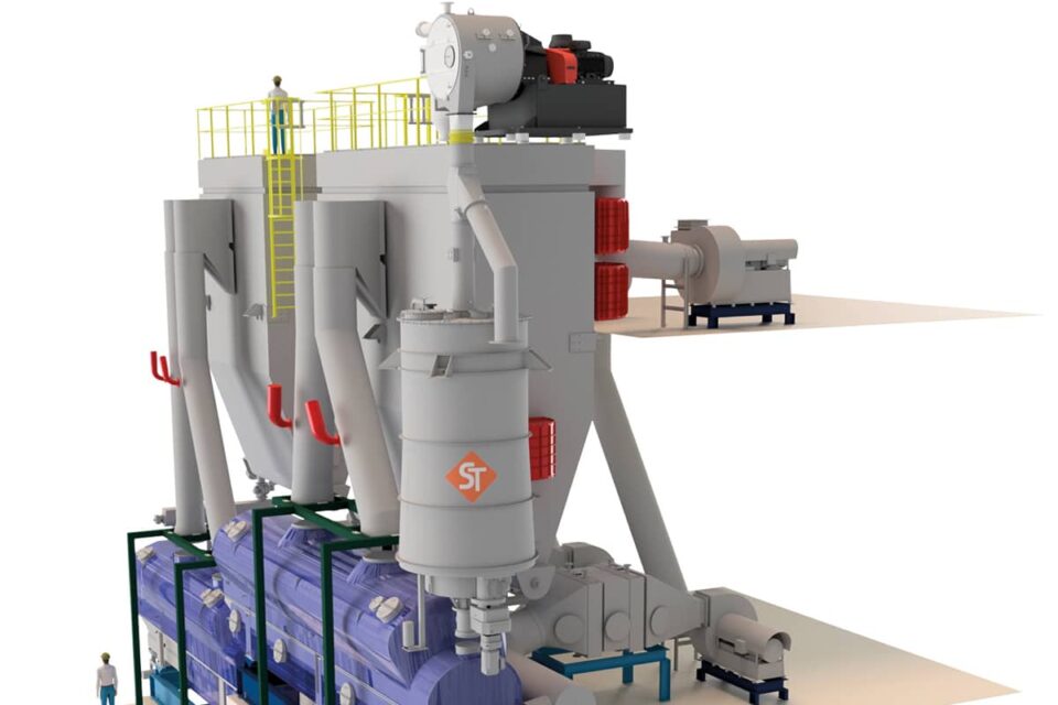 System solution comprising a centrifuge and dryer system from SIEBTECHNIK TEMA in cooperation with ALLGAIER Process Technology - for dewatering and drying styrene polymers
