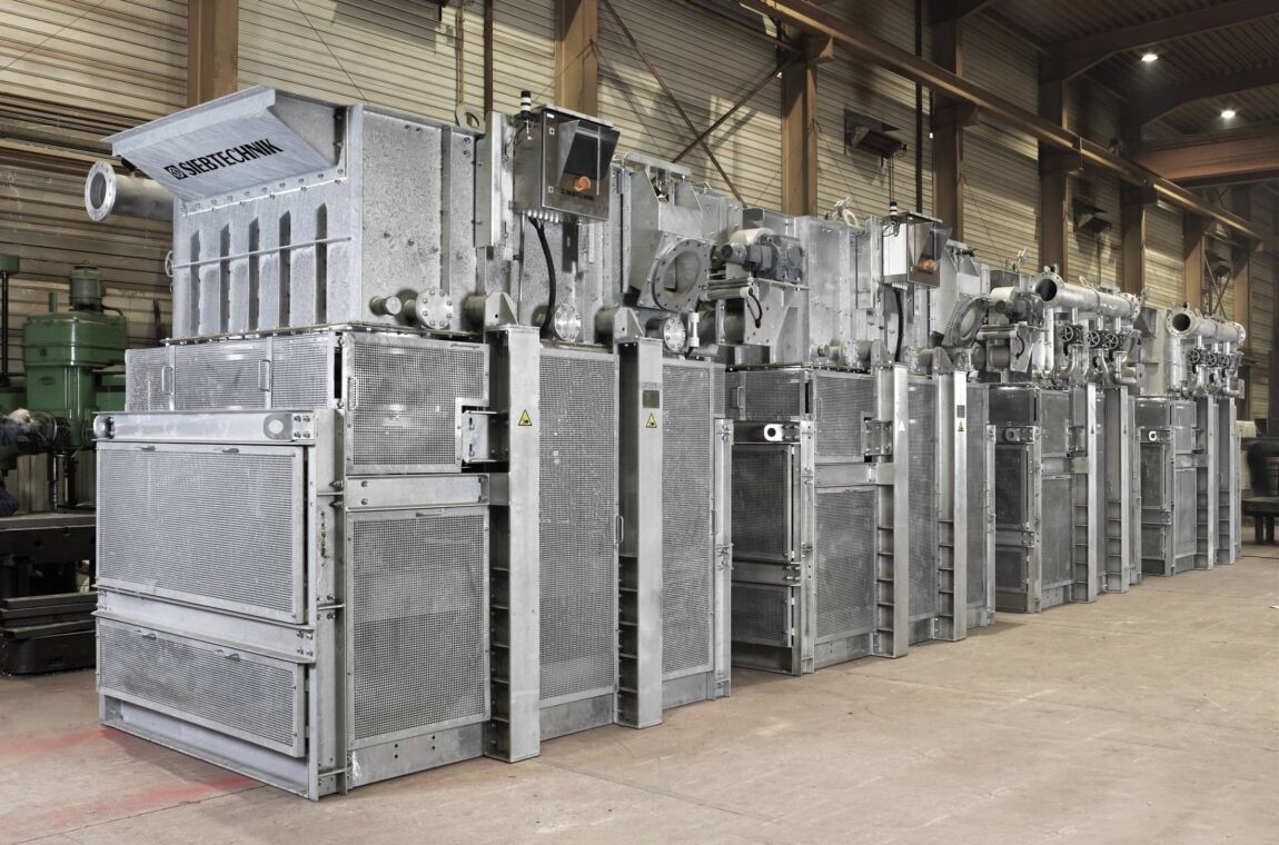 Oscillating jig SK 16-25 (galvanized), for use in the sand & gravel sector