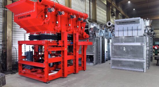 Oscillating jig SK 16-33 for ore & oscillating jig SK 16-25 (galvanized) for gravel