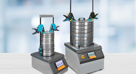 SIEBTECHNIK TEMA test sieve shakers type ASM 200 and ASM 400 from the laboratory equipment portfolio