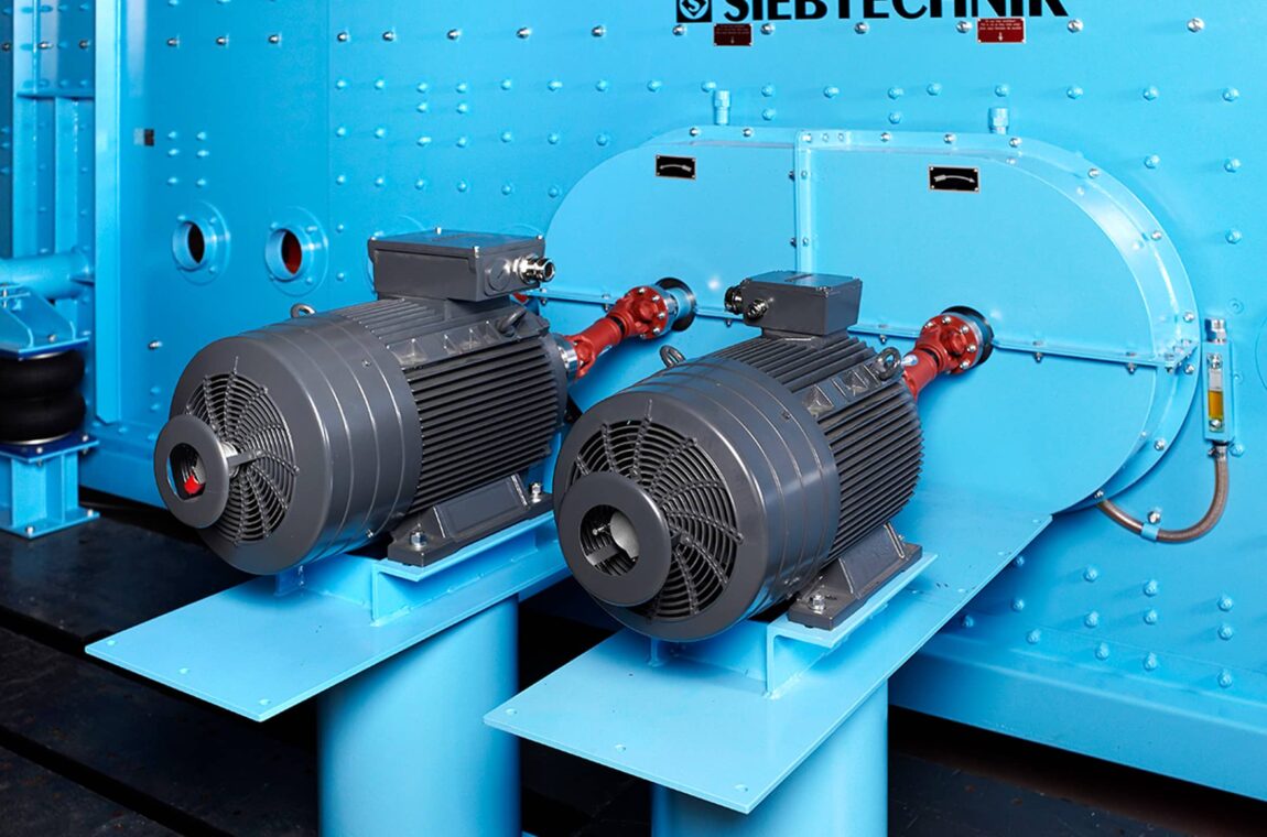 Elliptical vibrating screener type E24-70 - Drive