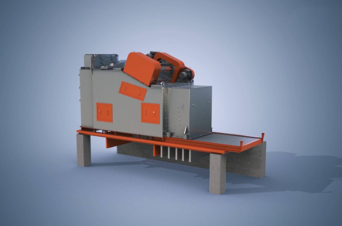 SIEBTECHNIK TEMA hot mineral screening machine_3D-animation-total view