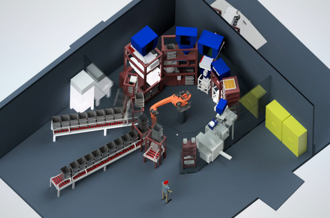 3D graphics automated sample preparation