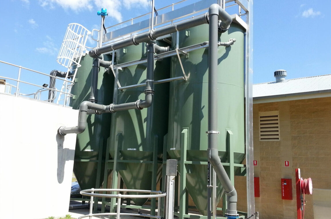 Continuously Washing Up Flow Sand Filter