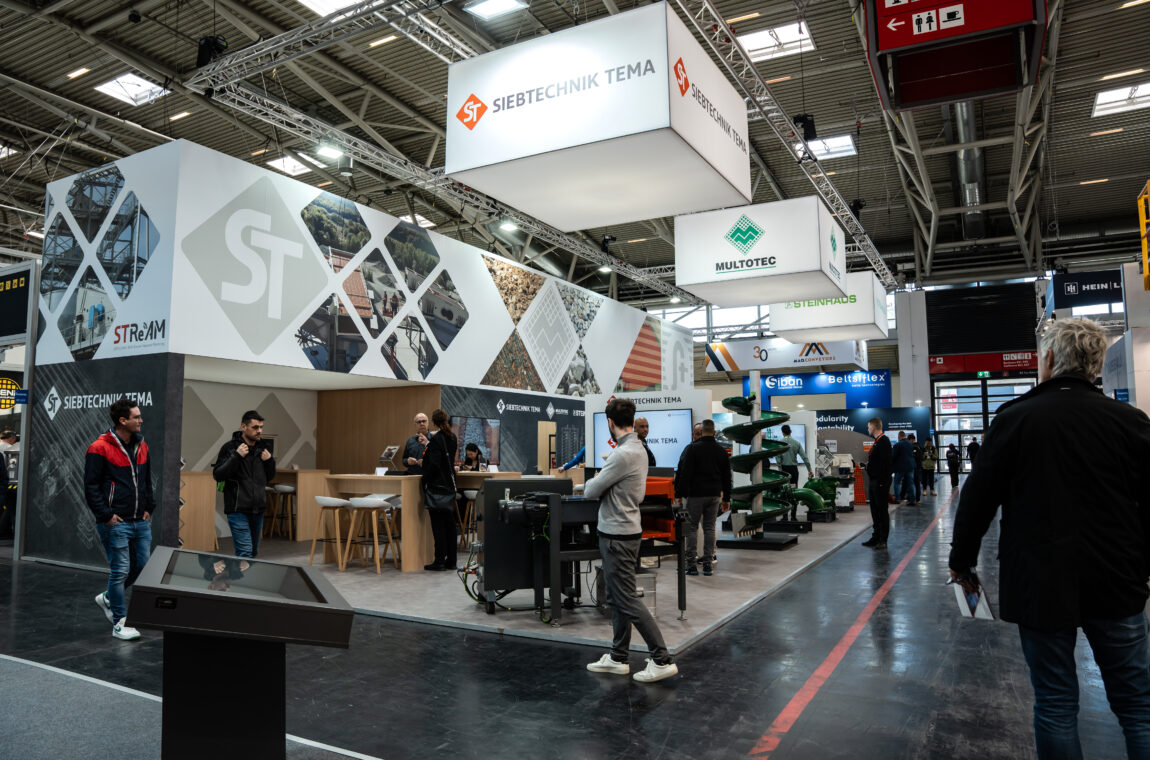 SIEBTECHNIK TEMA at bauma 2025 - Our joint stand with Multotec and STEINHAUS
