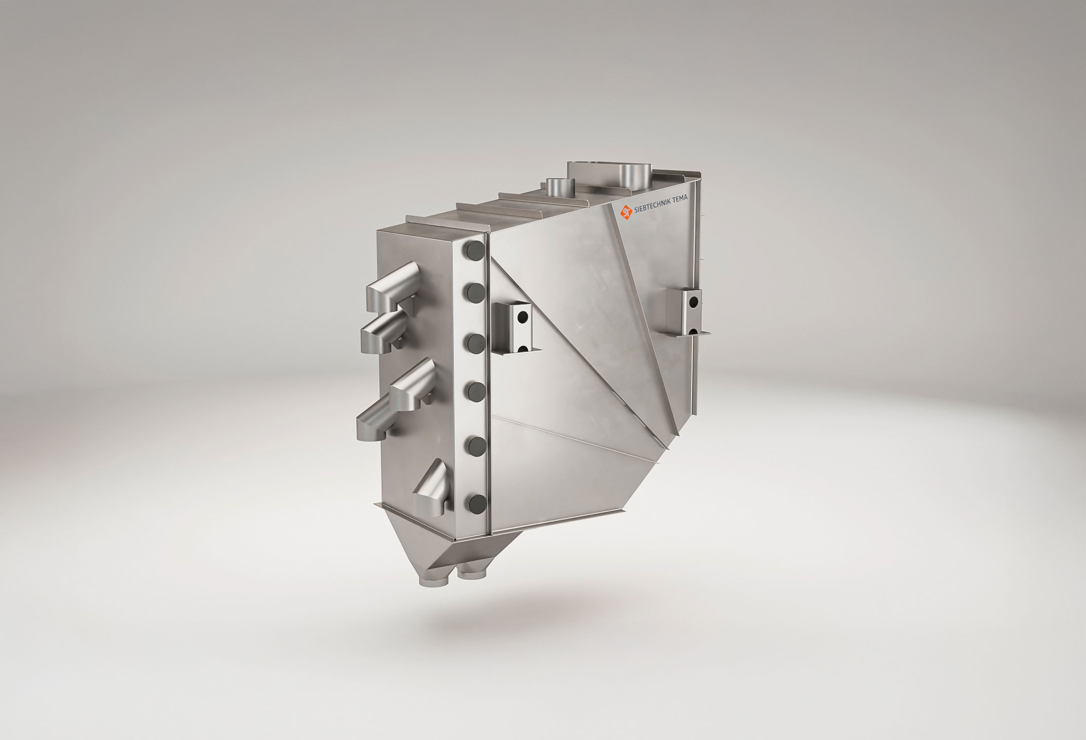 SIEBTECHNIK TEMA Multiple Deck Sizer - Compact, low weight, easy to integrate.
From 2 to 7 fractions. Modular design. Easy screen change, low maintenance. - 